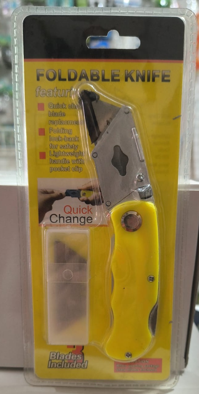 BISTURI FINO TRABAJO PESADO MODELO FT-384 AMARILLO