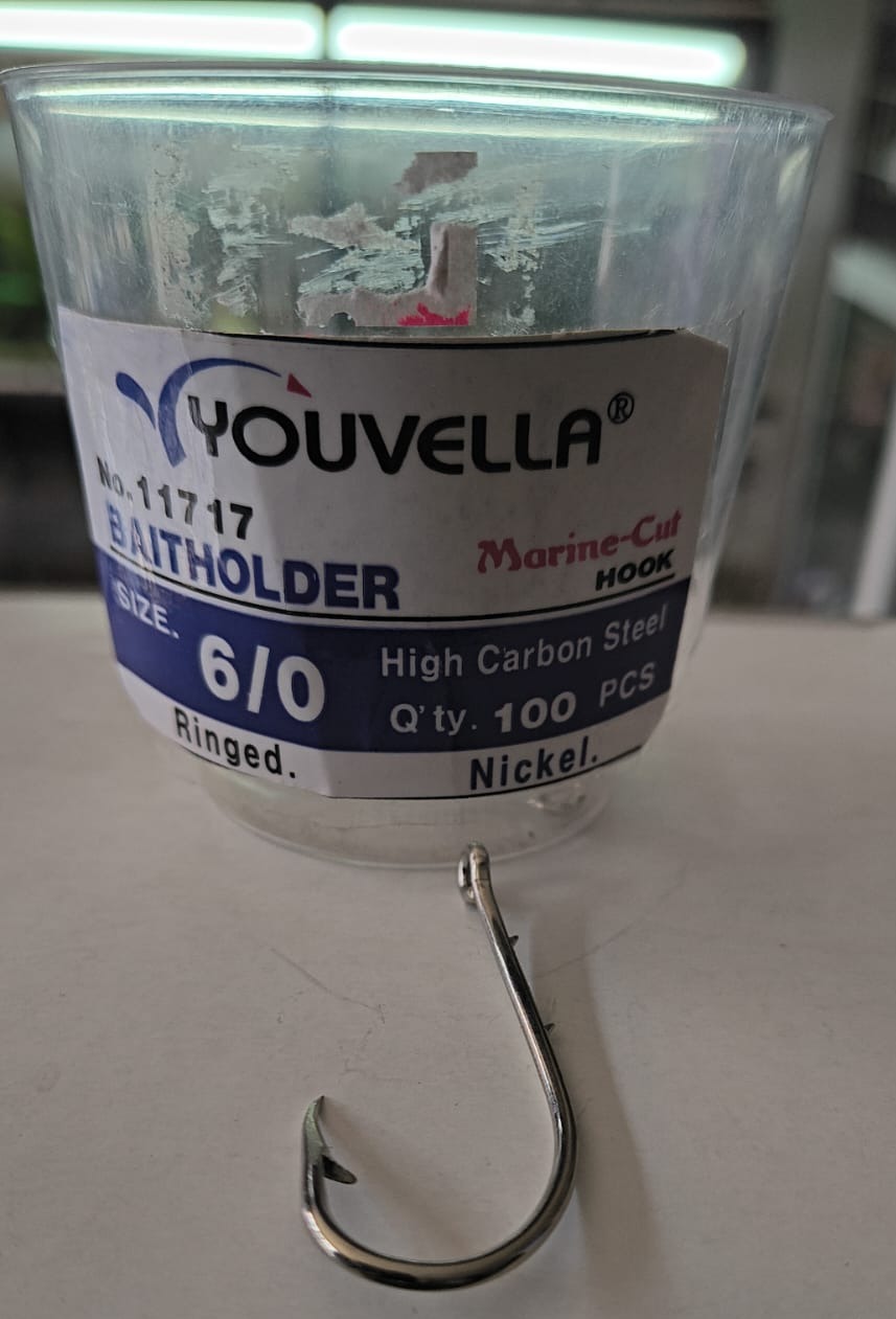 ANZUELO YOUVELLA ACERO # 6/0