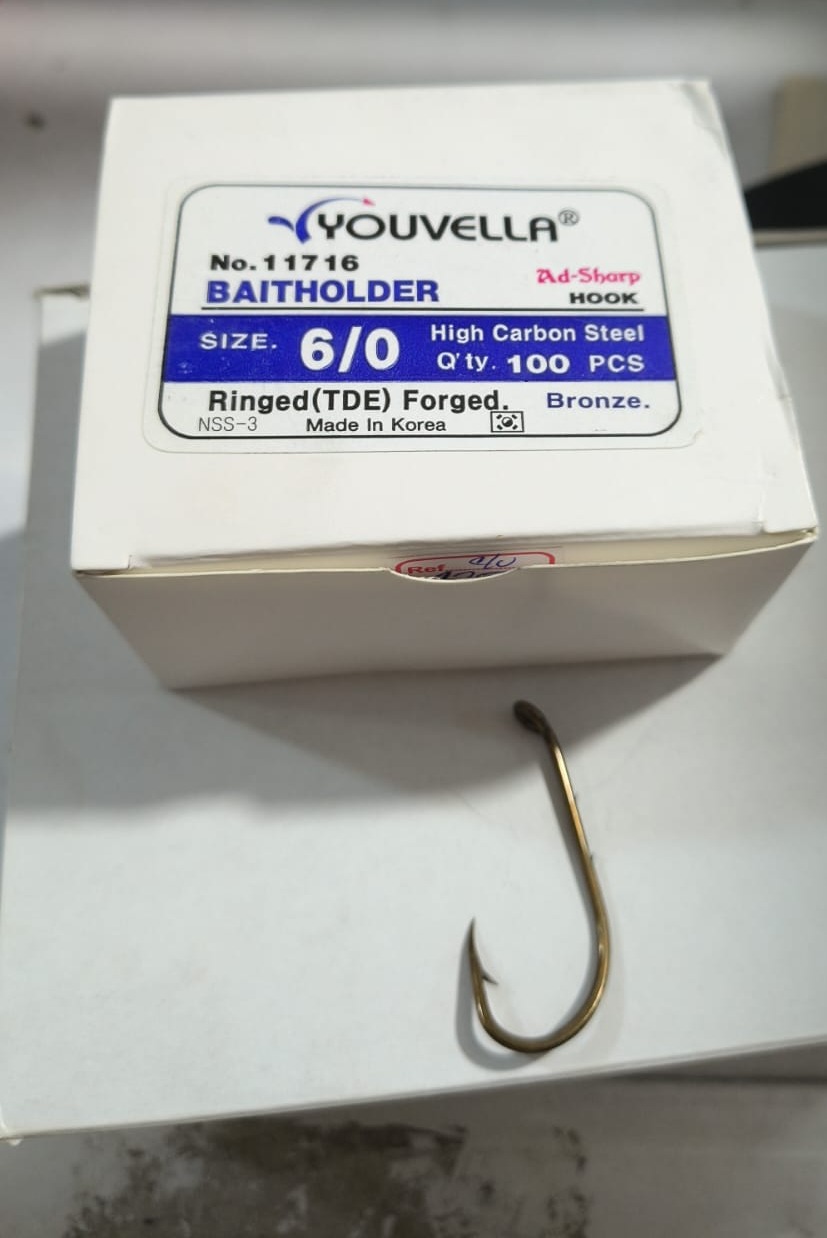 ANZUELO YOUVELLA 6/0 MARRON