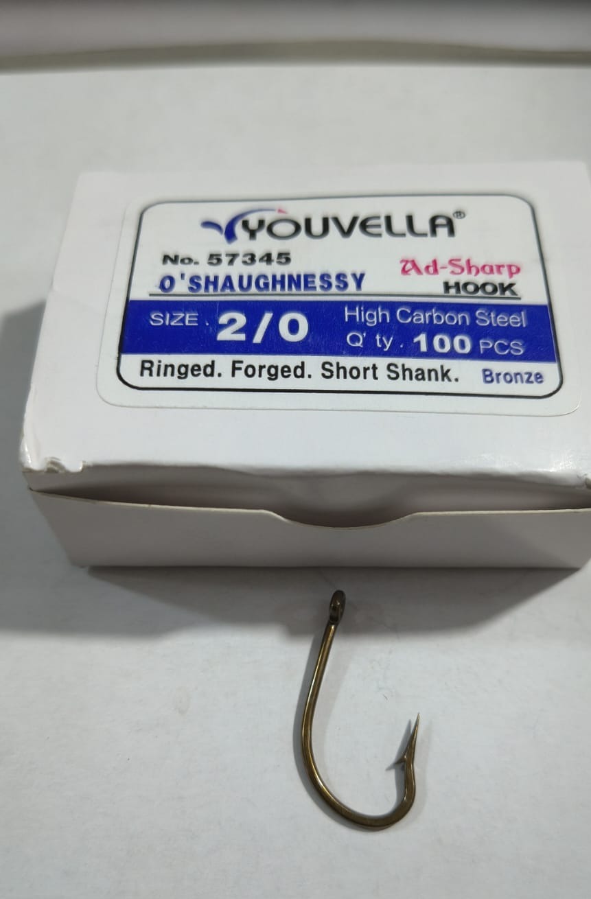 ANZUELO O´SHAUGNESSY 2/0 BRONCE