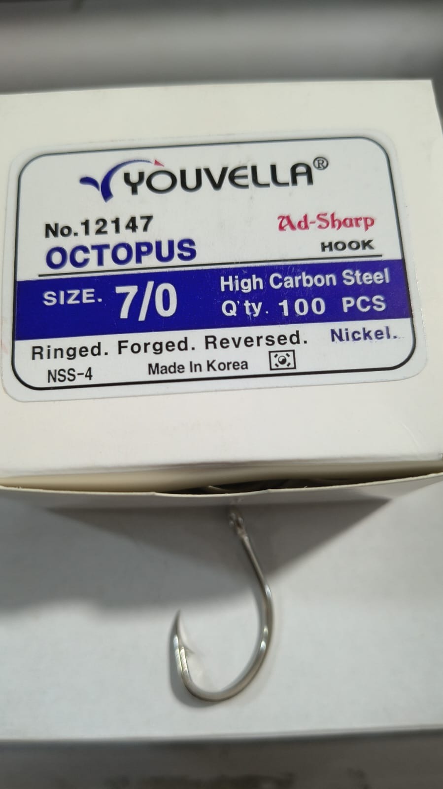 ANZUELO YOUVELLA OCTOPUS 7/0