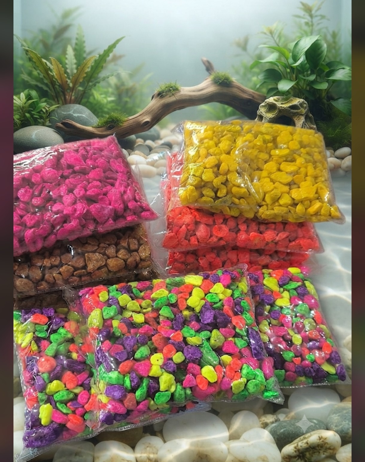 BOLSA PIEDRA COLORES