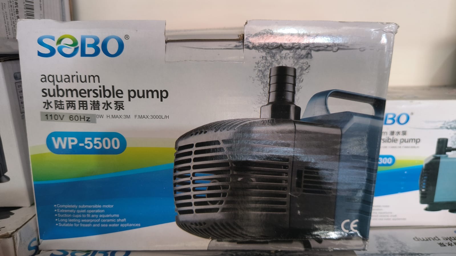 MOTOR BOMBA DE AGUA 3000L/H 3M