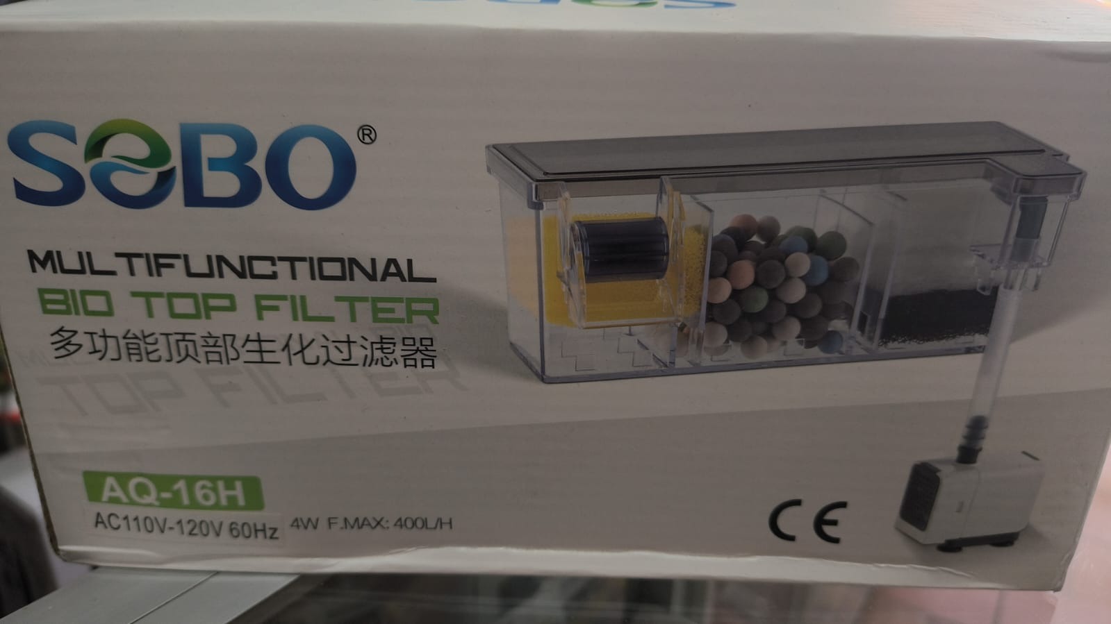Filtro 400L/H 3 compartimentos — imagen 1