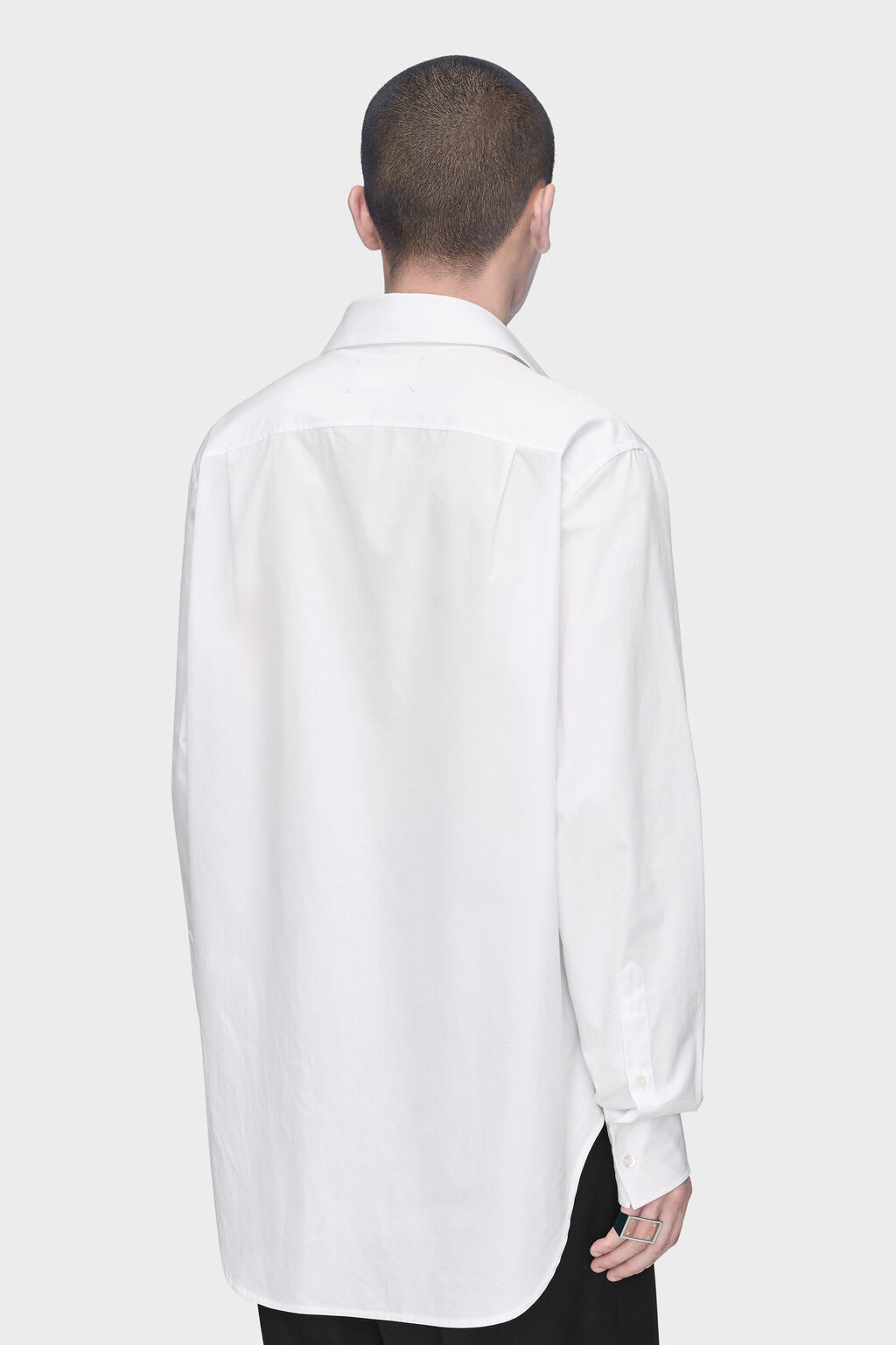 Folded Collar Cotton Shirt 3