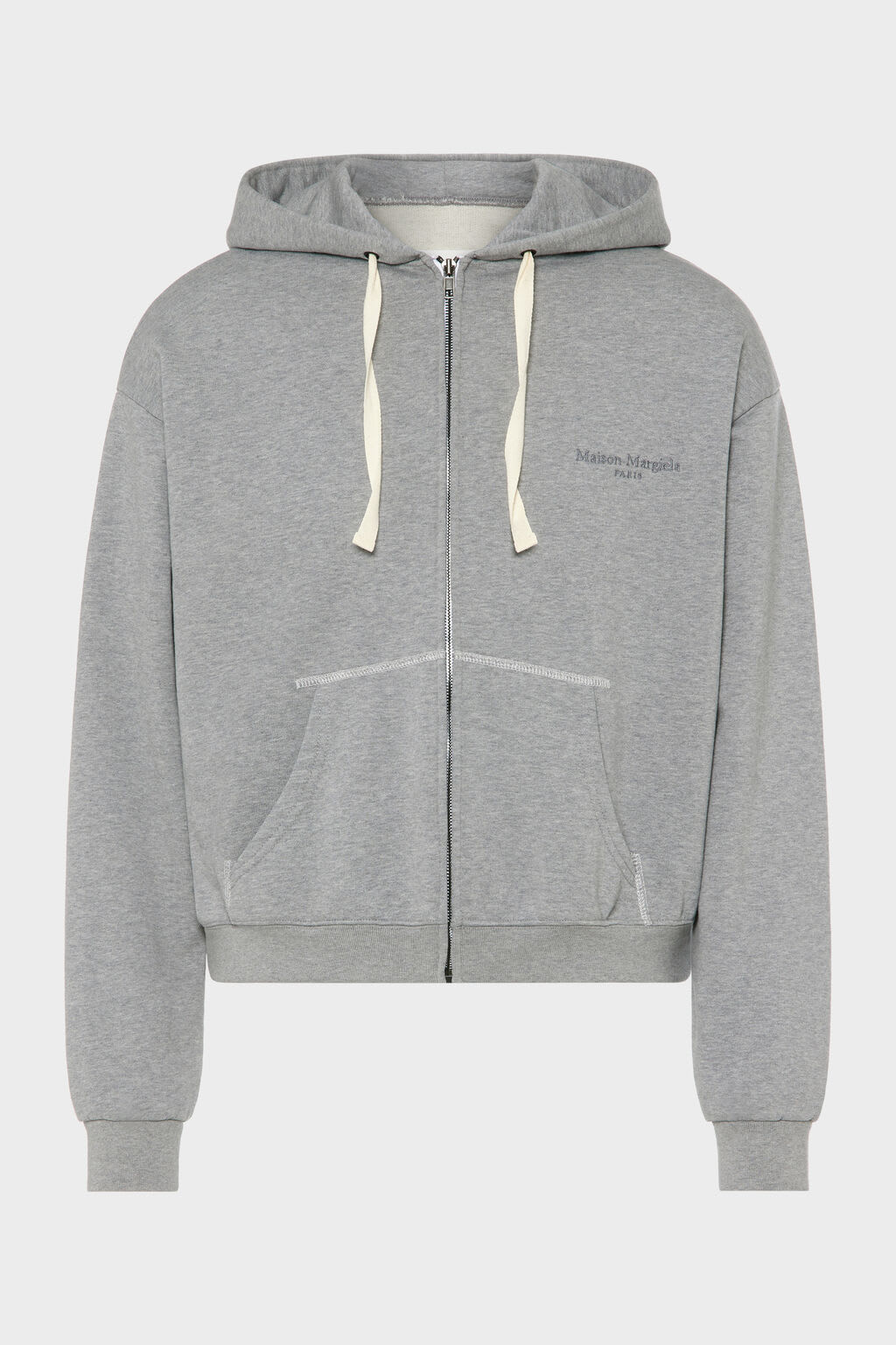 Zipped Hooded Sweatshirt