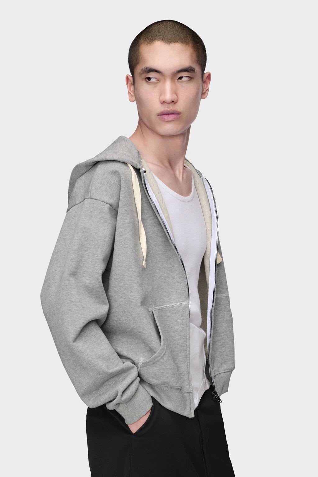 Zipped Hooded Sweatshirt 5