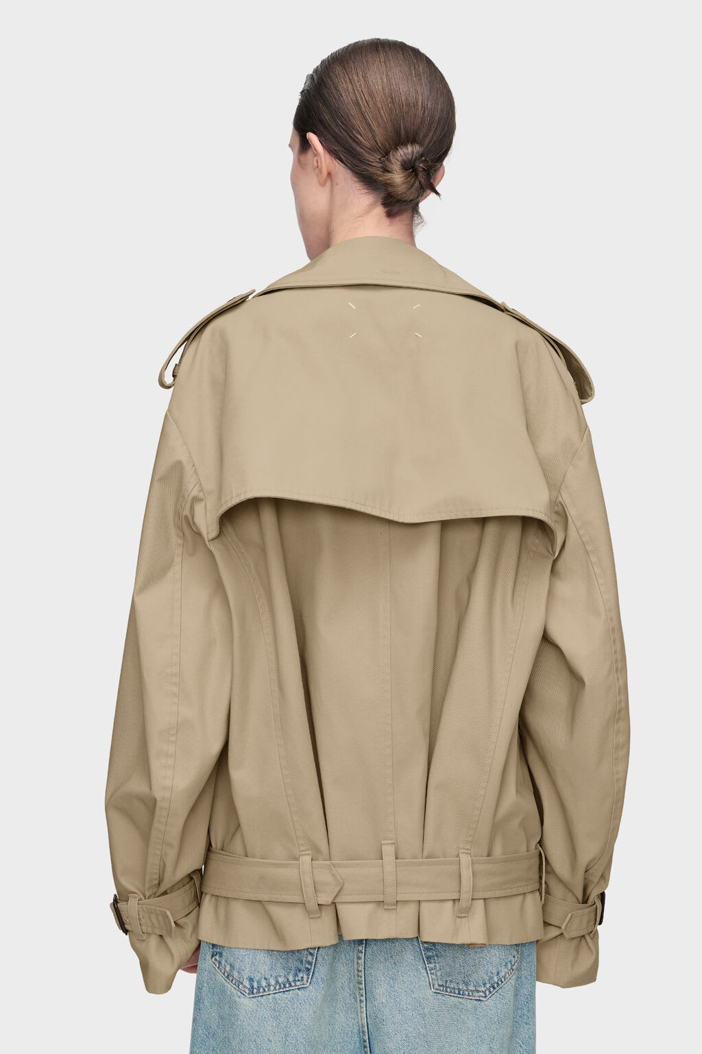 Folded Collar Cotton Caban 3