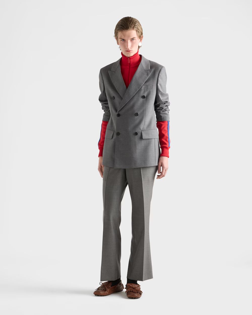 Double-breasted wool jacket 2