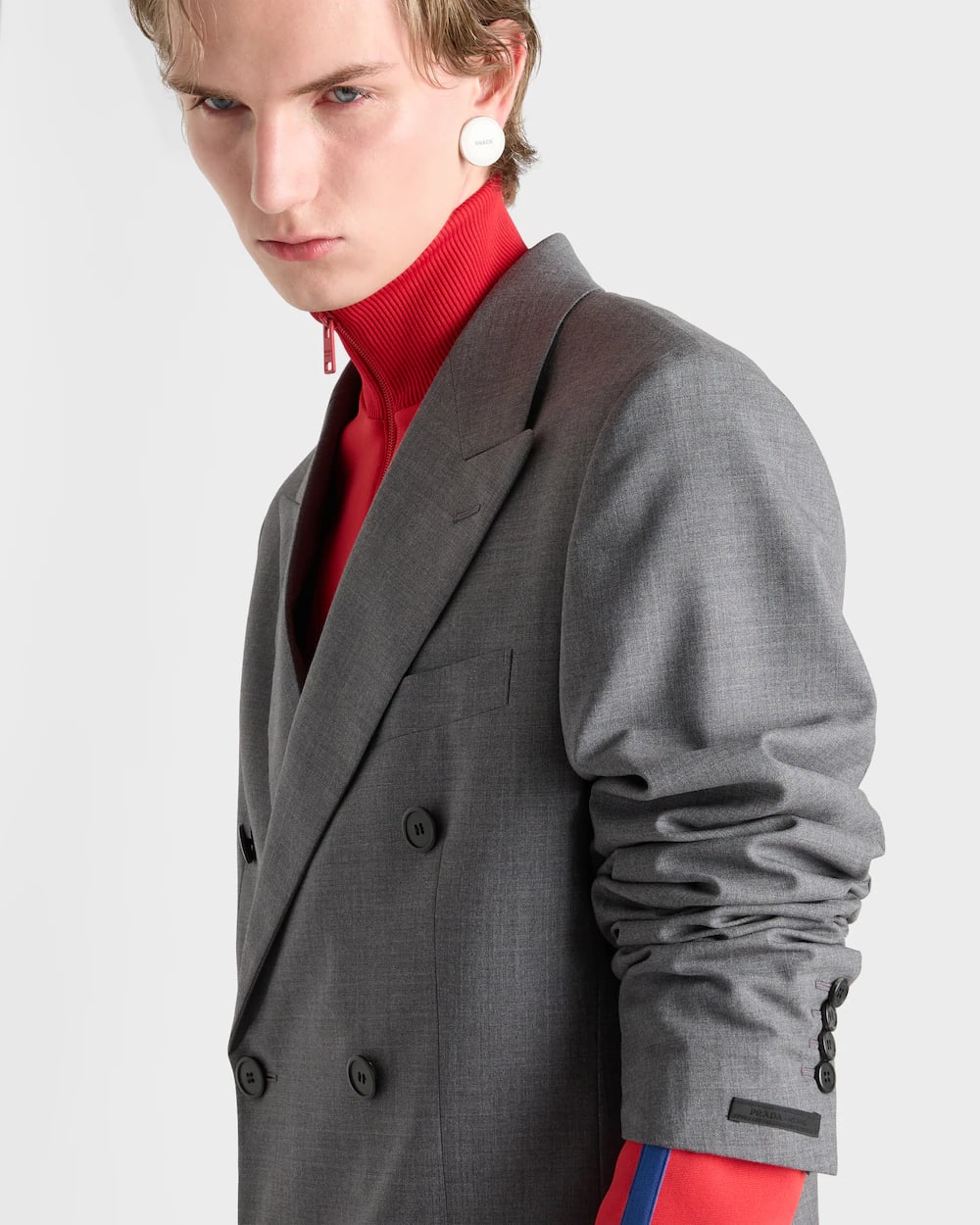 Double-breasted wool jacket 3