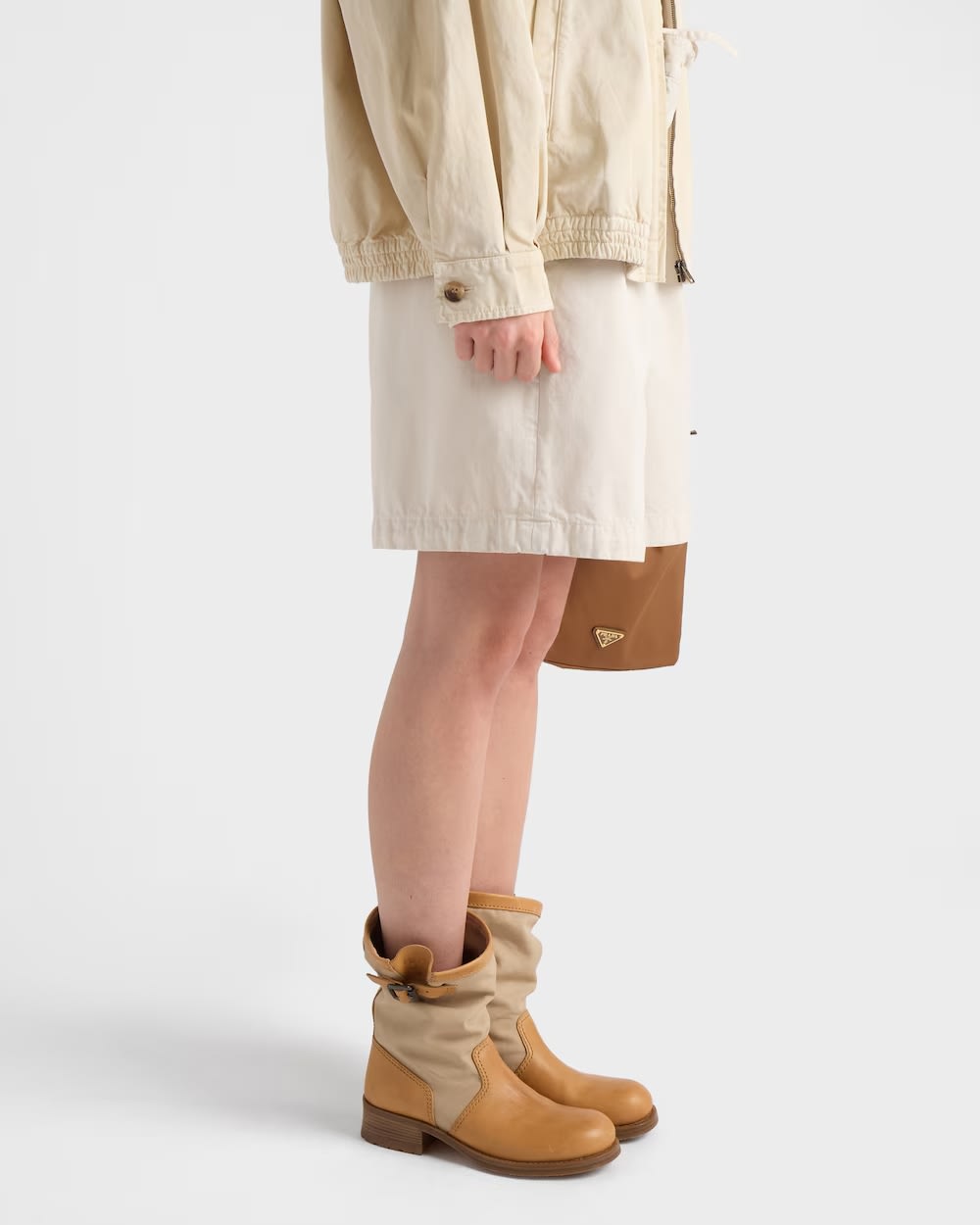 Leather and canvas boots 2