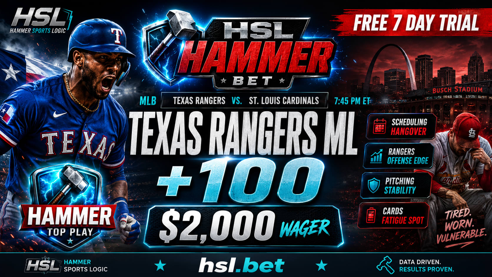 Texas Rangers @ St. Louis Cardinals