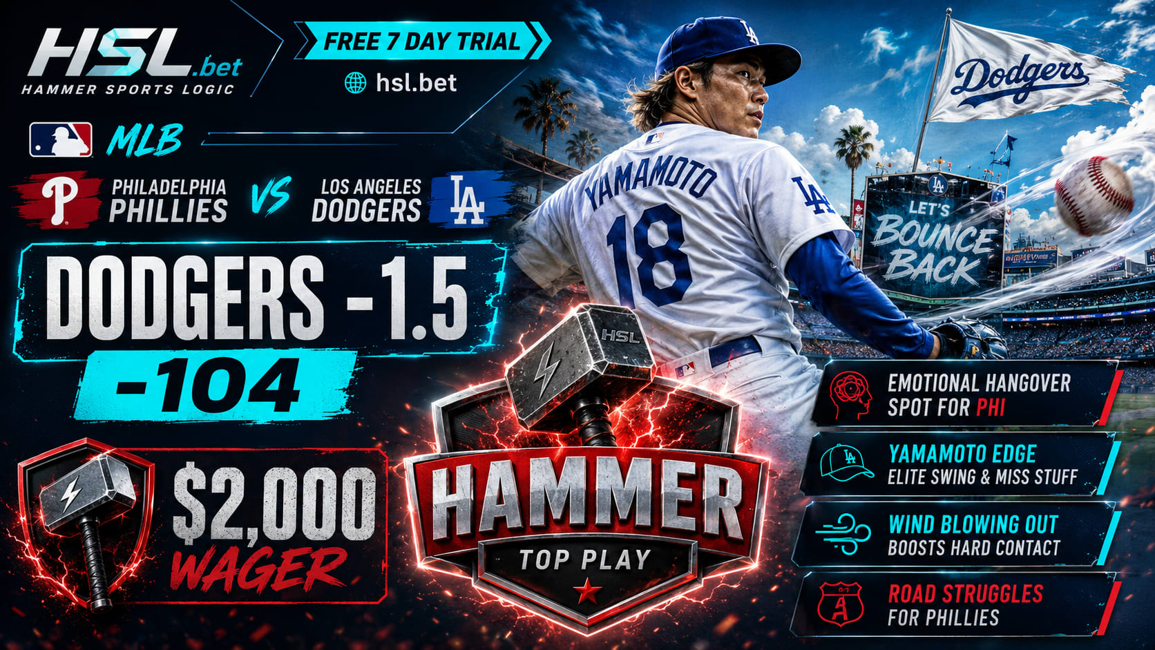 Philadelphia Phillies @ Los Angeles Dodgers