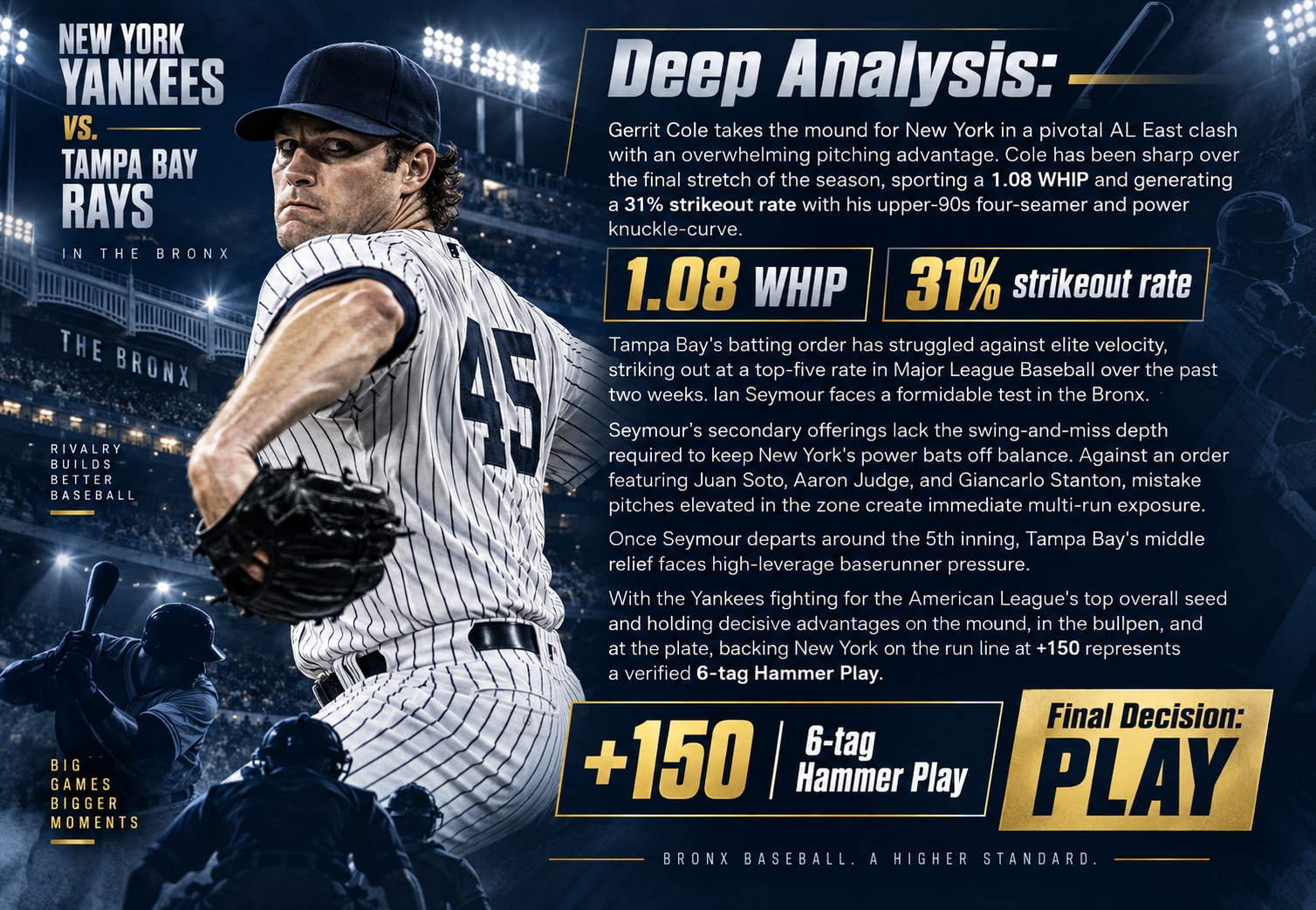Tampa Bay Rays @ New York Yankees