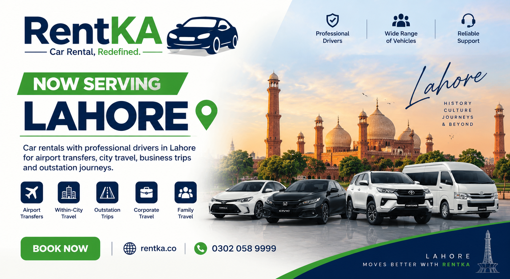 Lahore Car Rental With Driver