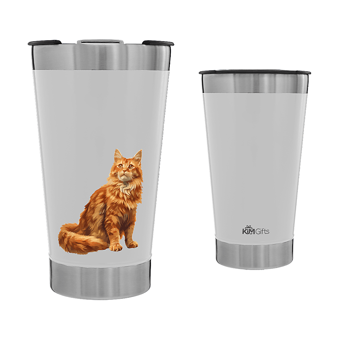 Copo Térmico Conic Gato Laranja