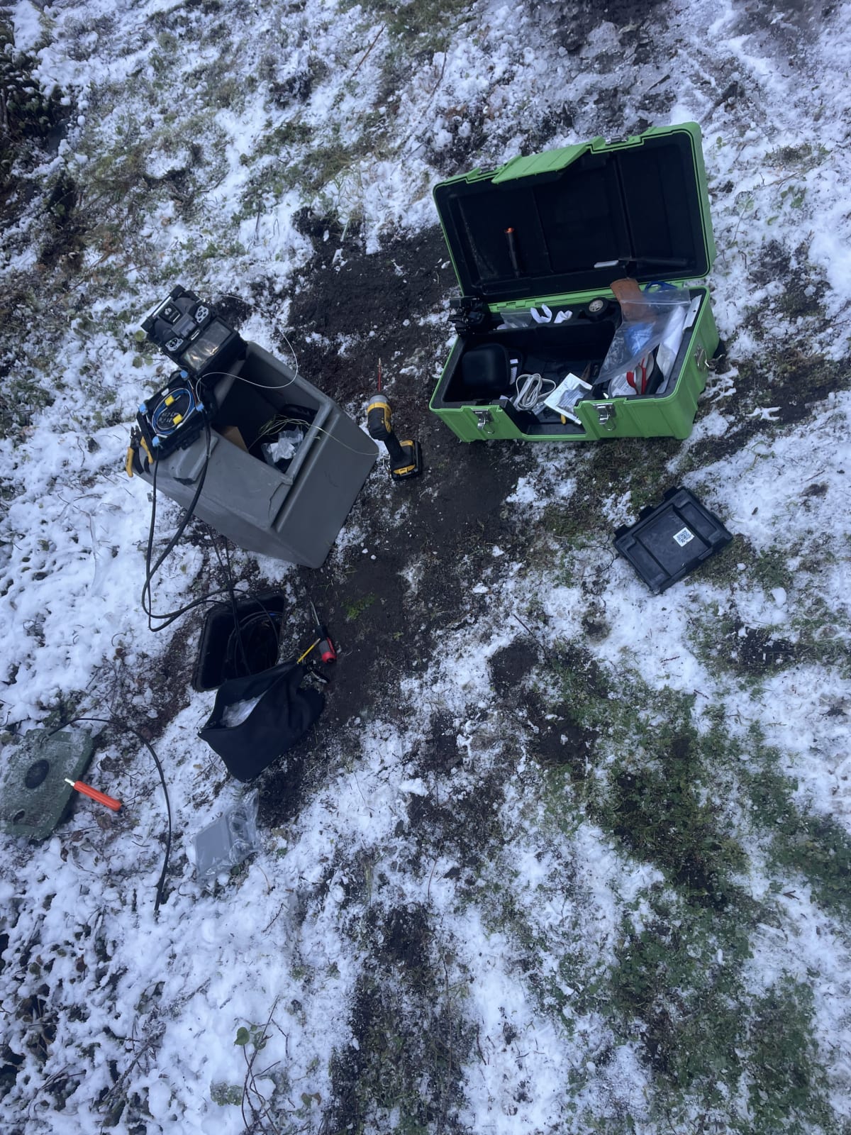 Fiber optic cable installation