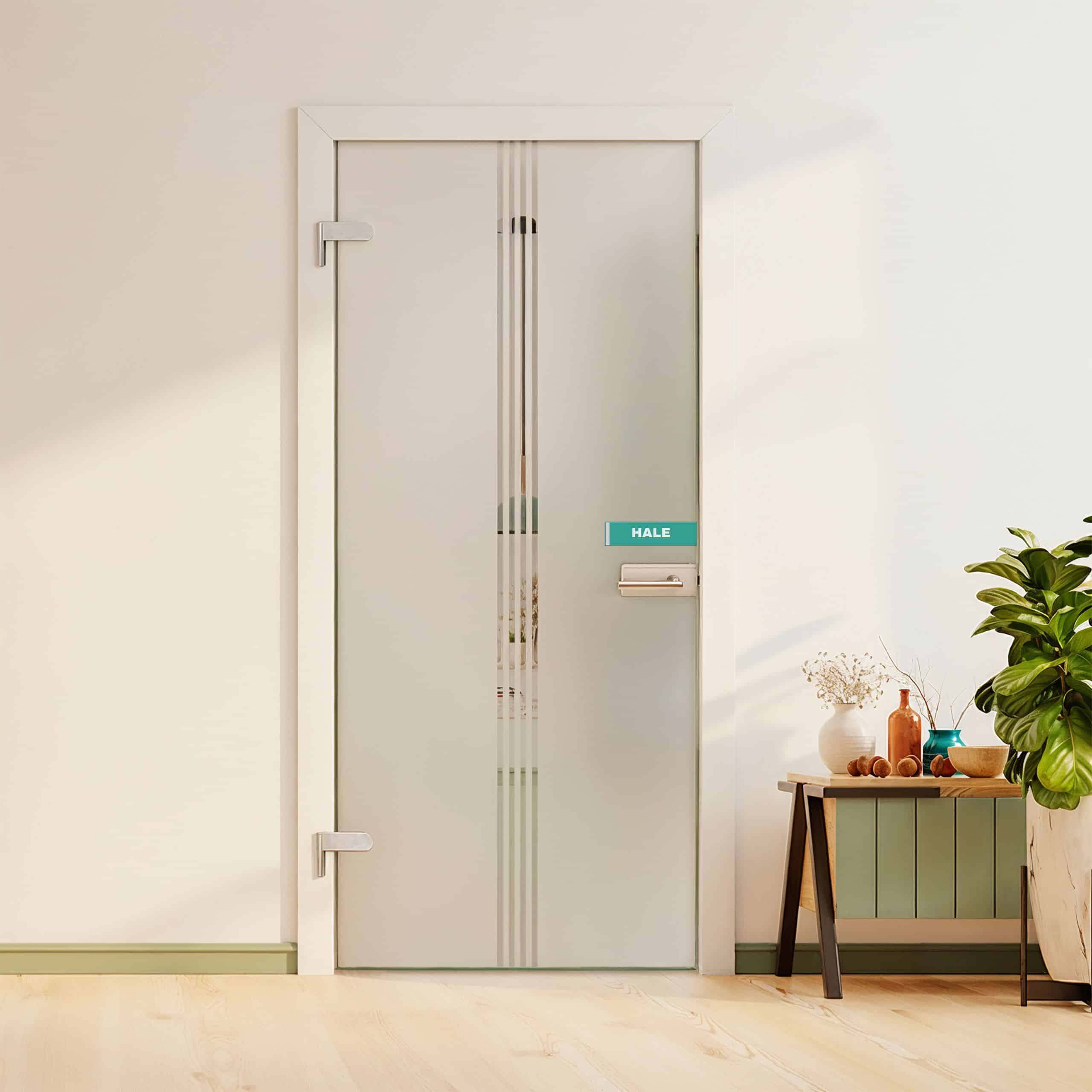 Letrero Hale Personalizado en Acrílico – Placa 8×2 Pulgadas