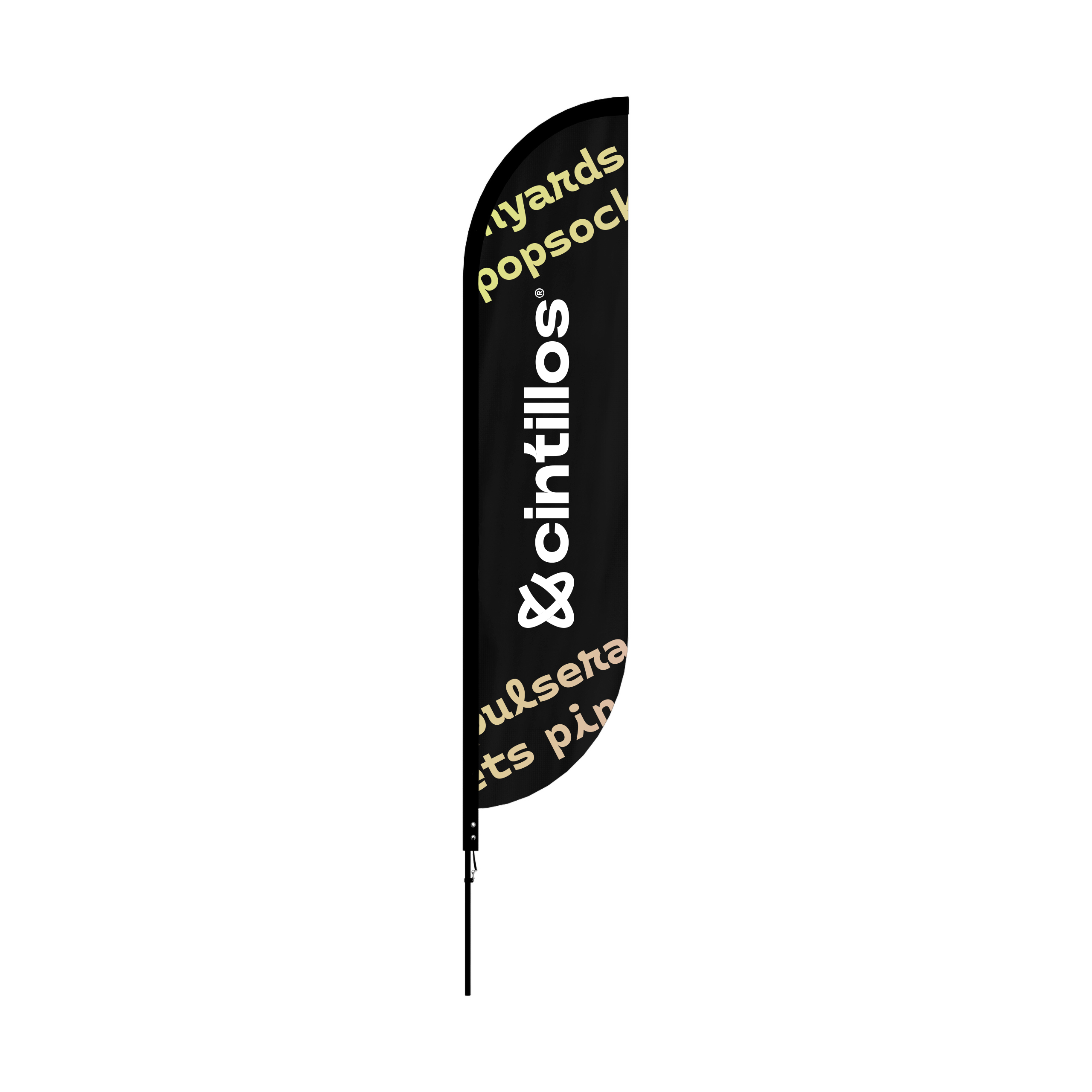 Banderola Tipo Pluma 16 pies Kit Completo