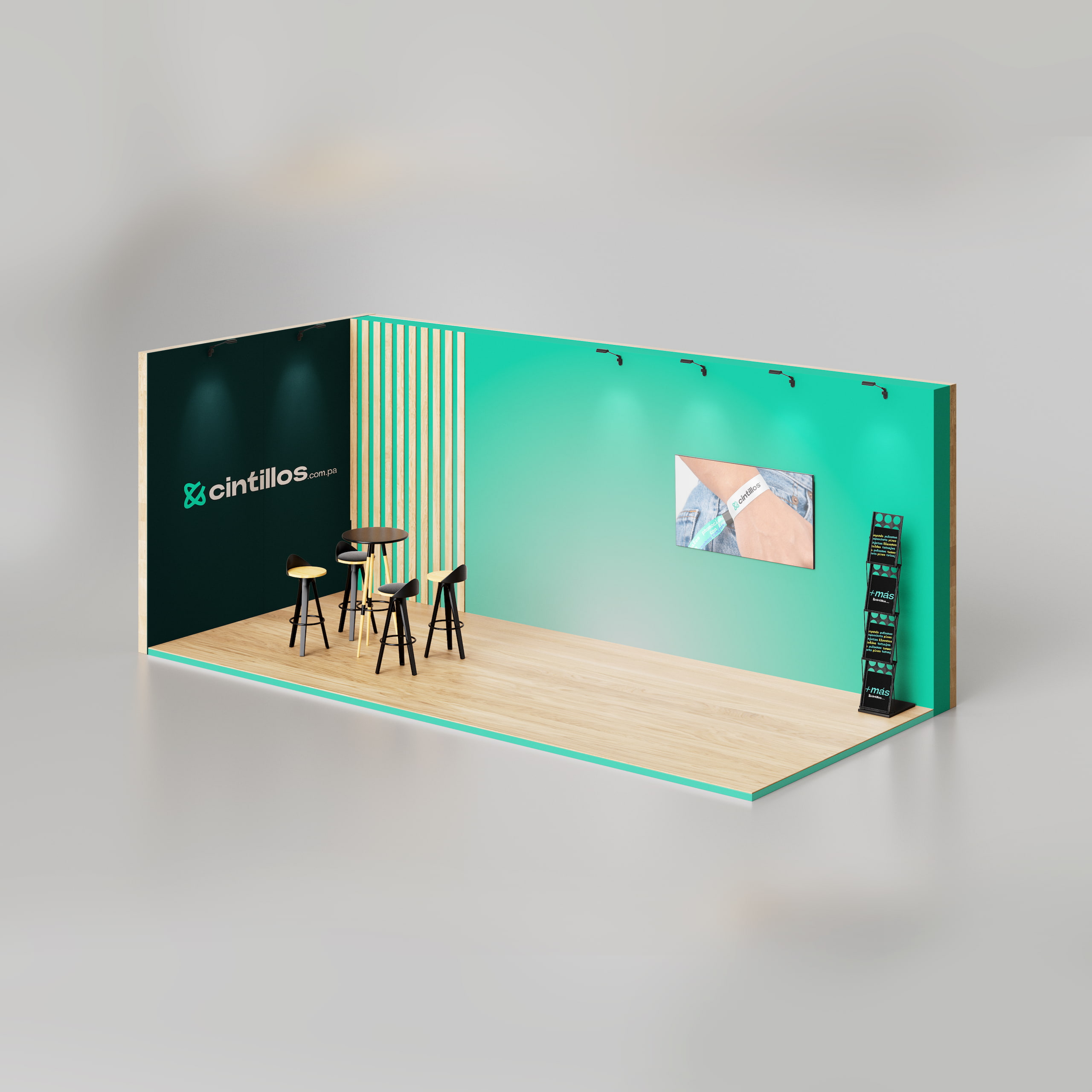 Stand 3×2 Metros Ivana