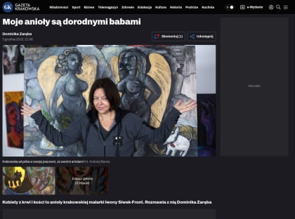 GAZETA KRAKOWSKA article screenshot
