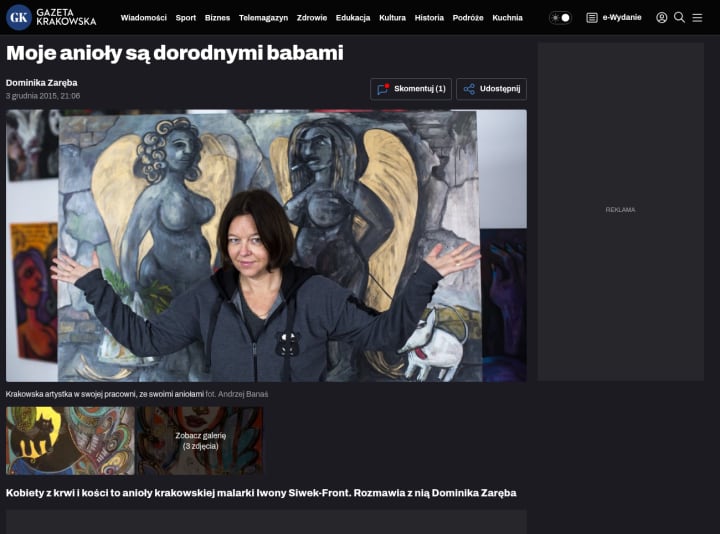 GAZETA KRAKOWSKA article screenshot