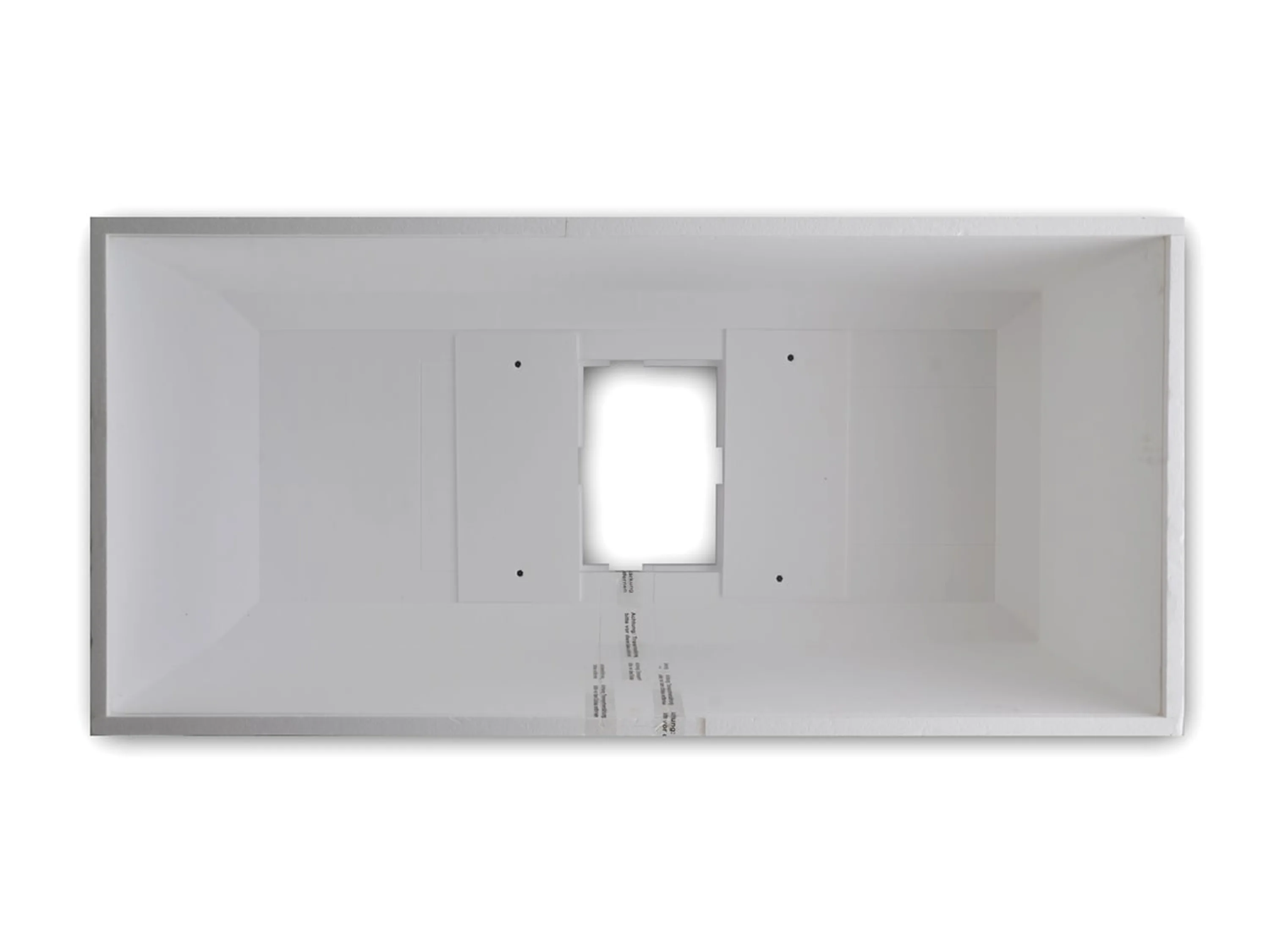 Styroporträger für "LIBERTY 170 x 75 Rechteck"