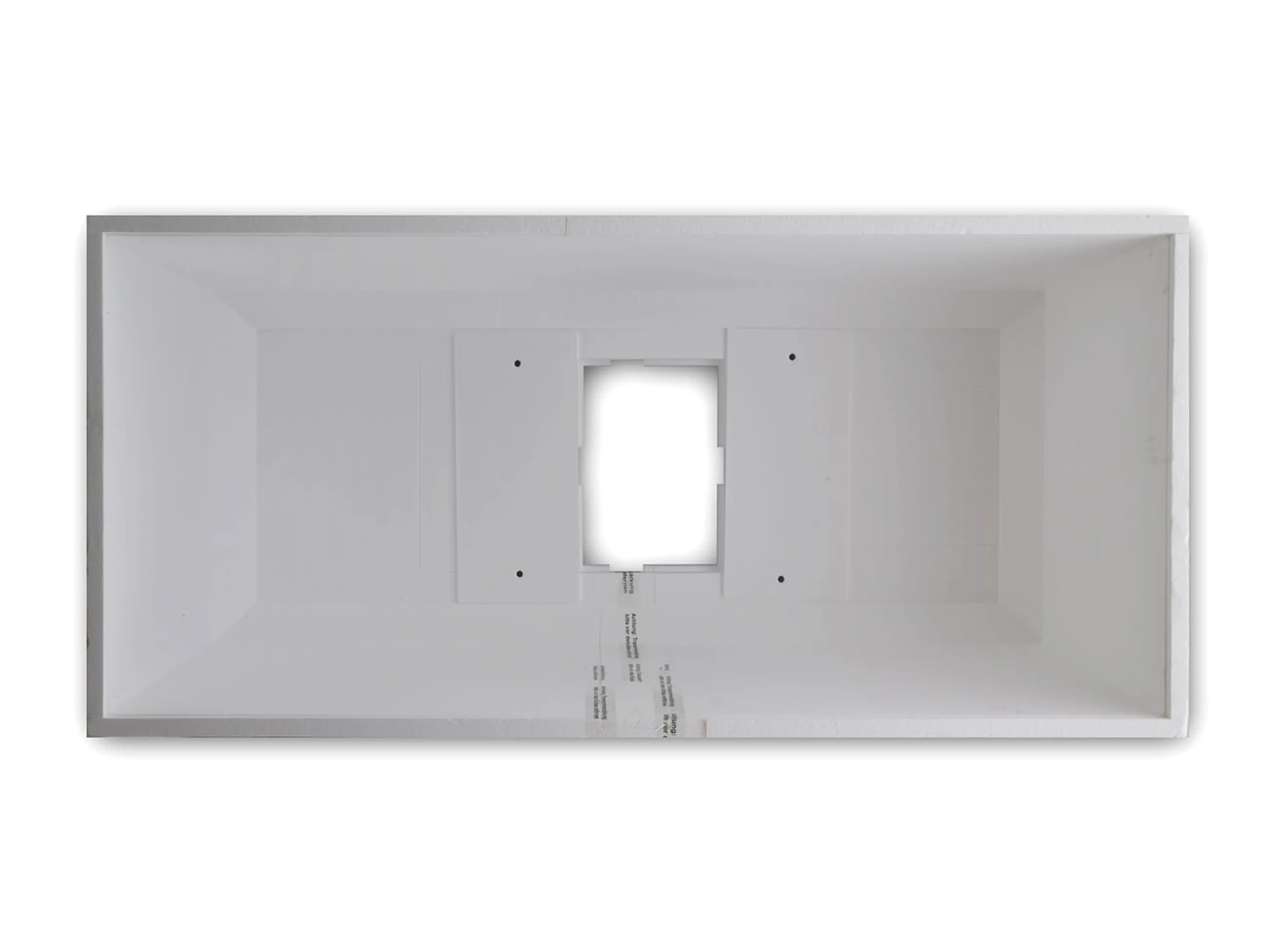 Styroporträger für "DIVA II 190 x 90 Rechteck"