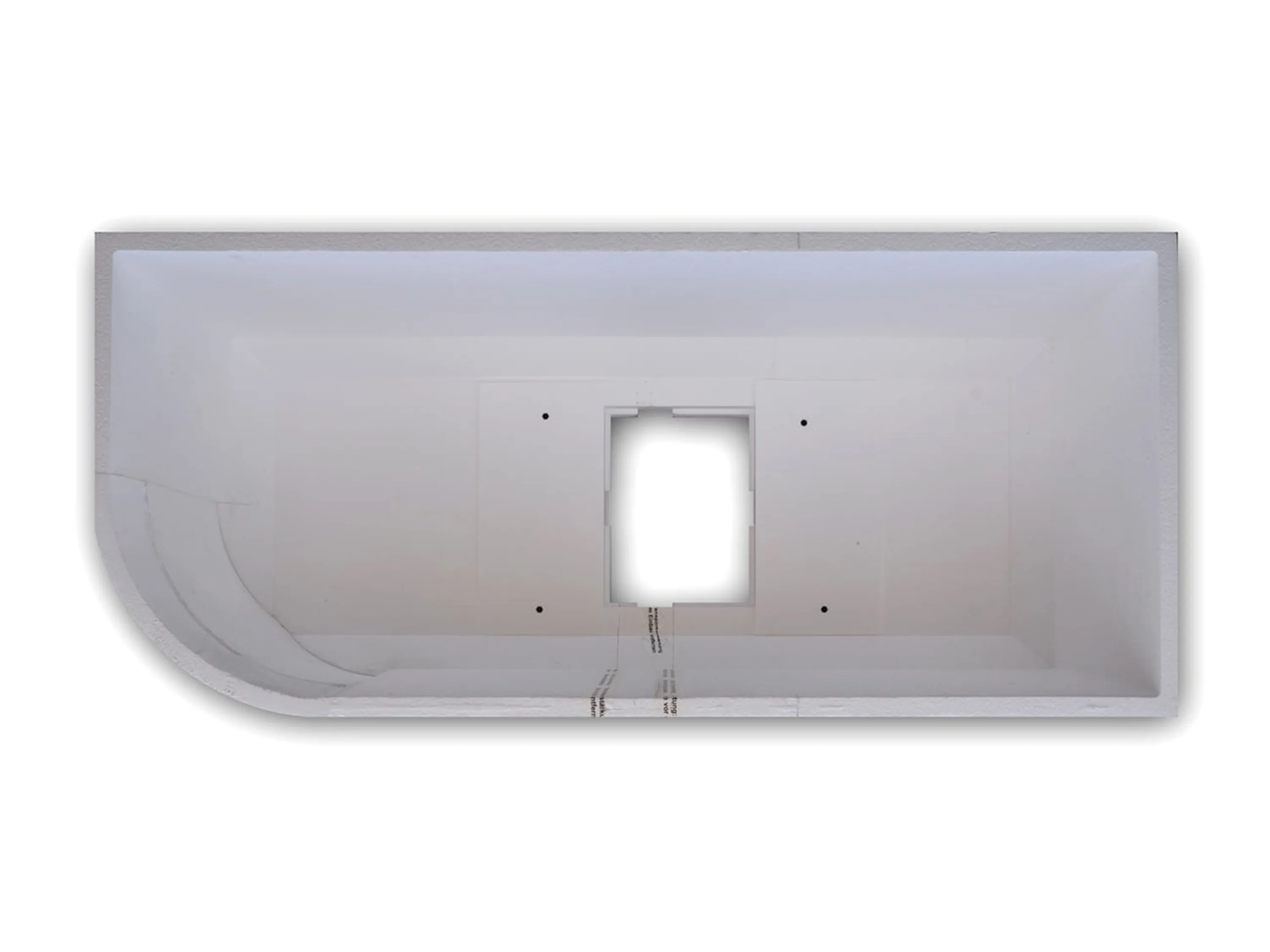 Styroporträger für "DIVA 185 x 80 links" Styroporträger für "DIVA 185 x 80 links"