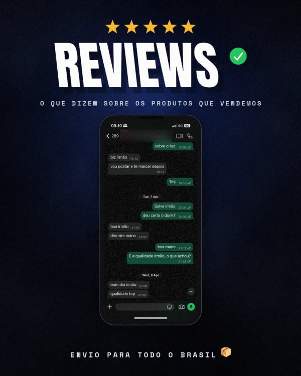 Avaliação de cliente da Rackys no WhatsApp