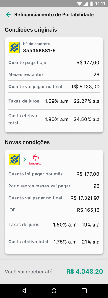 Compare taxas de portabilidade de consignado
