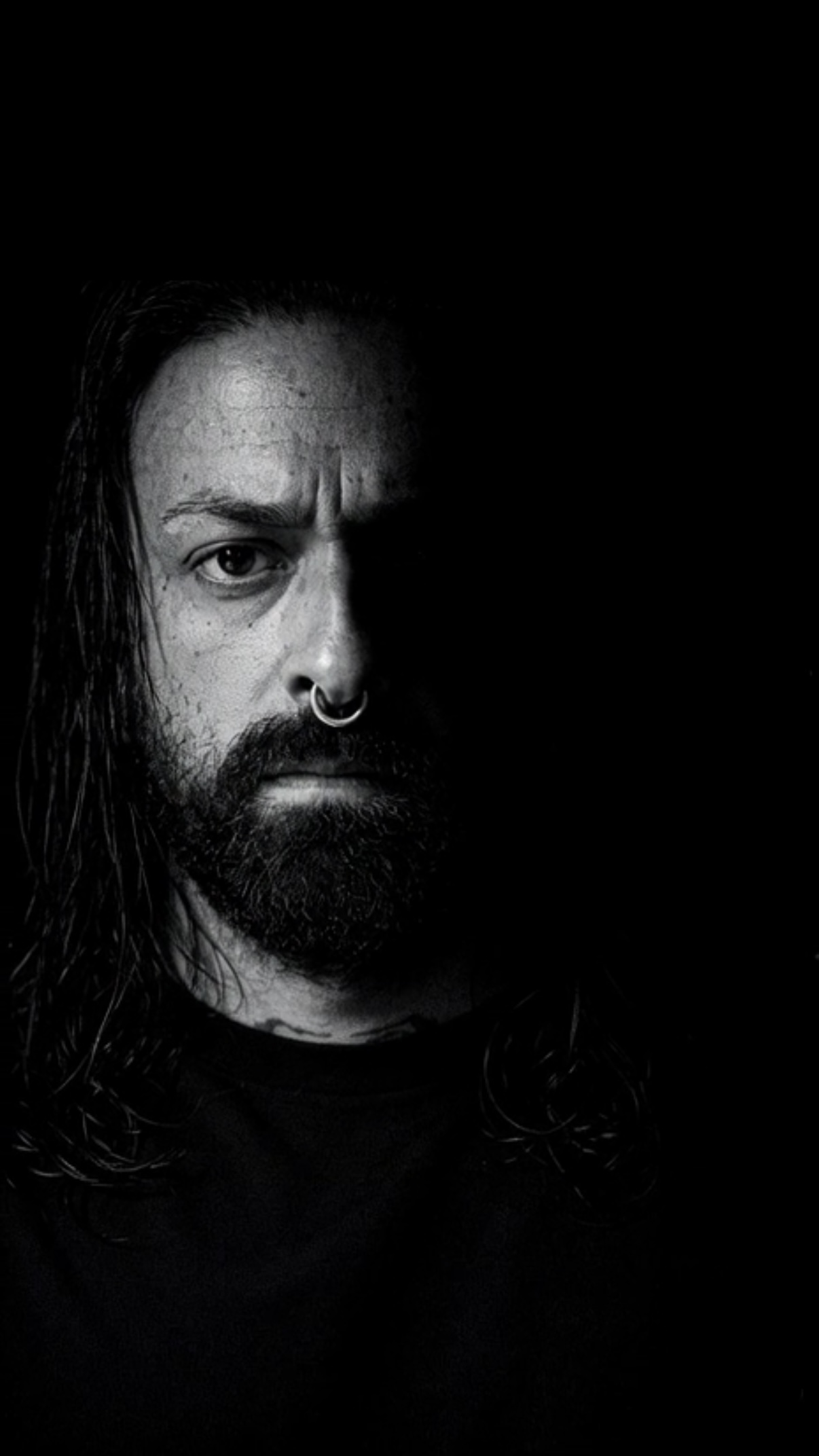 Retrato en blanco y negro