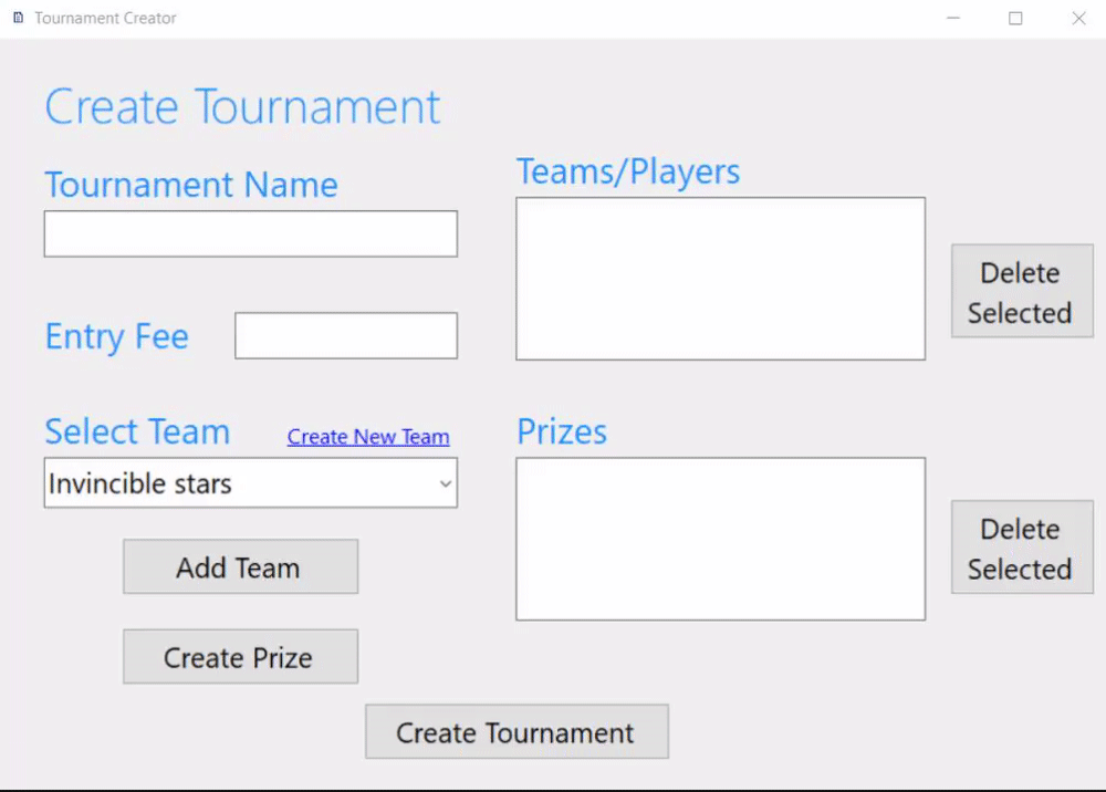 GitHub dawidsug/TournamentTracker Do you want to organize a