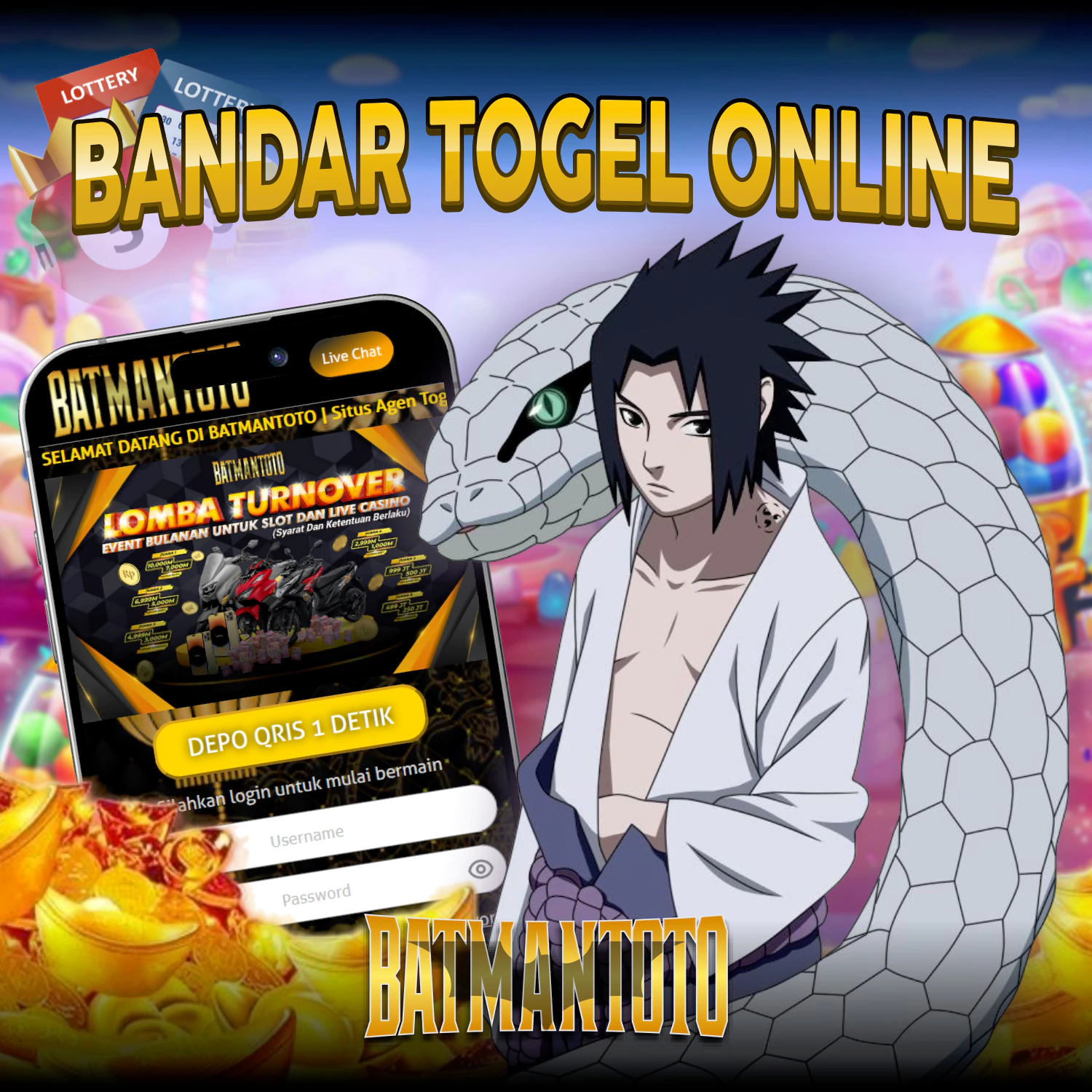 BATMANTOTO: Bandar Togel Online Bayaran 4D Terbesar & Toto Slot Mudah Jackpot Maxwin image 1