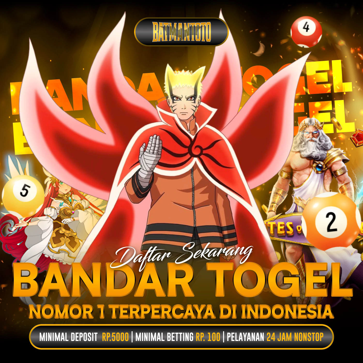 BATMANTOTO: Jagoan Situs Toto Slot #1 Bandar Togel 4D Resmi Terpercaya image 1