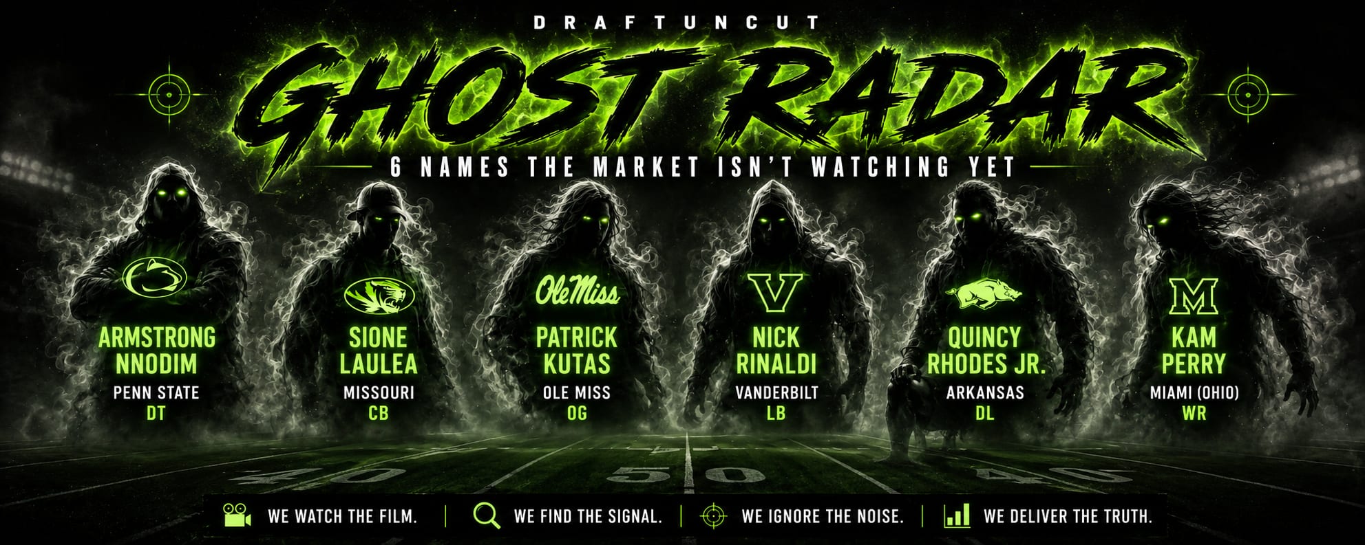 Ghost  radar :  6 names on the weakest rosters in the country nobody's tracking yet 