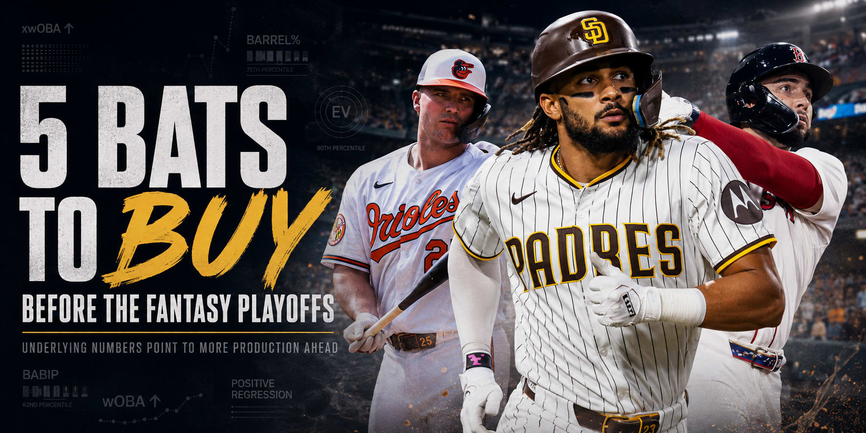 5 Bats to BUY to Bolster Your Fantasy Baseball Playoff Run