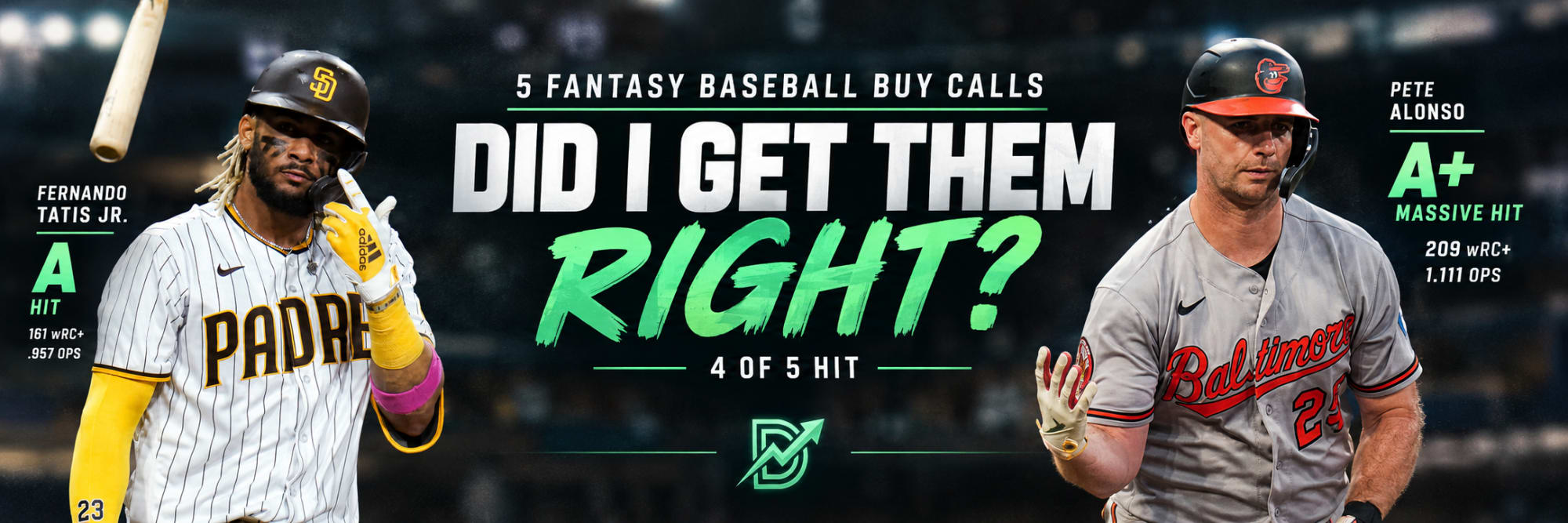 5 Fantasy Baseball BUY Calls: Did I Get Them Right?