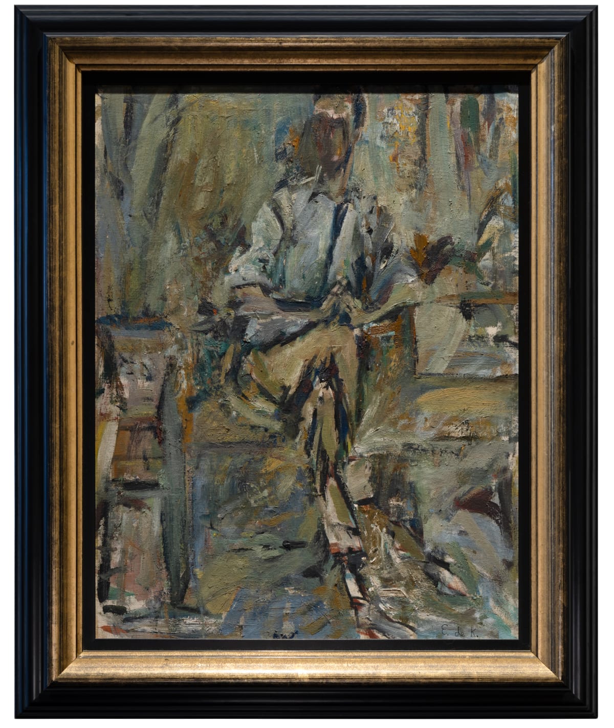 Portrait of William T. Brown, c. 1953, oil on canvas by Elaine de Kooning