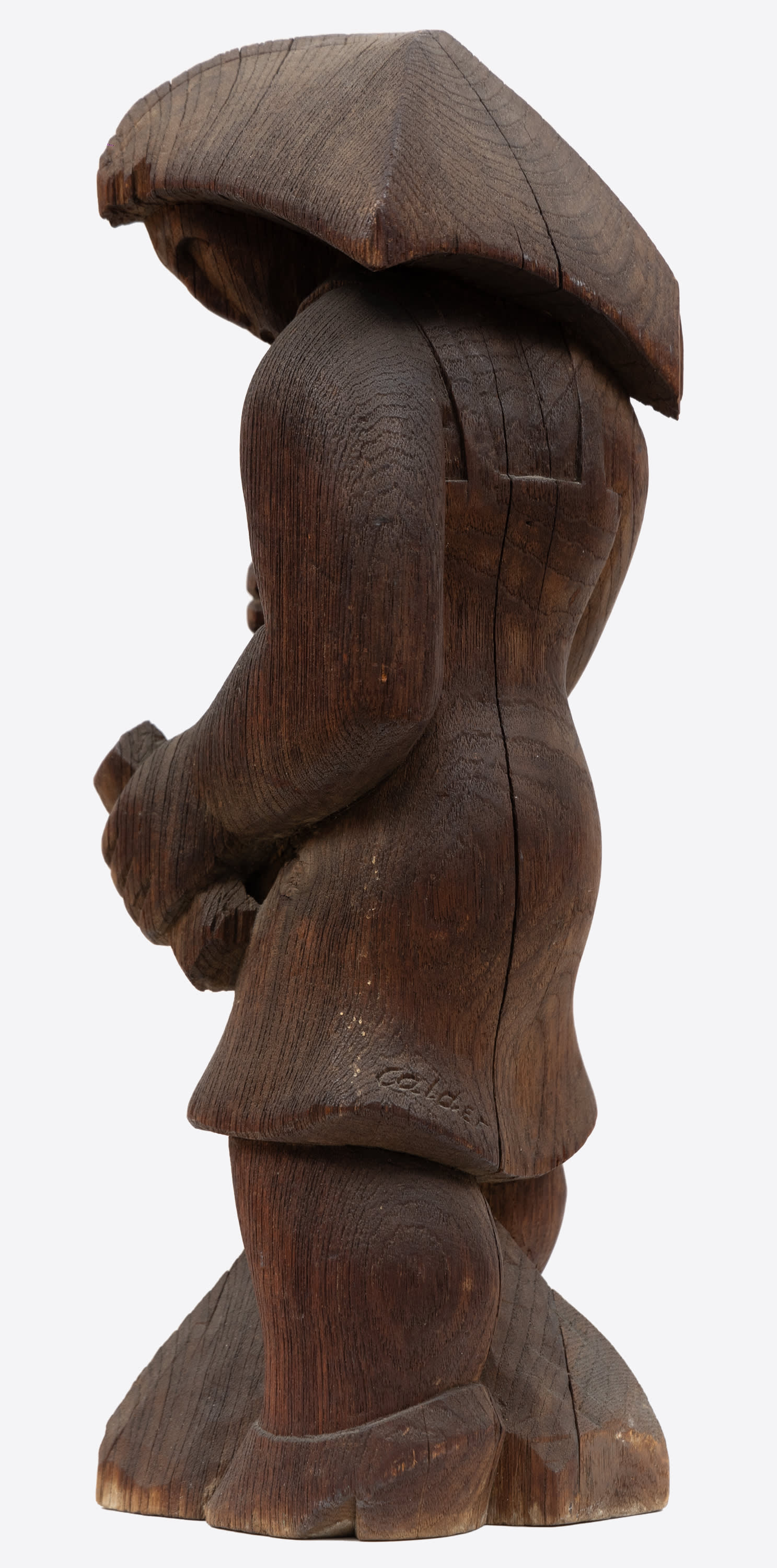 Woman with Square Umbrella (A10700) unframed