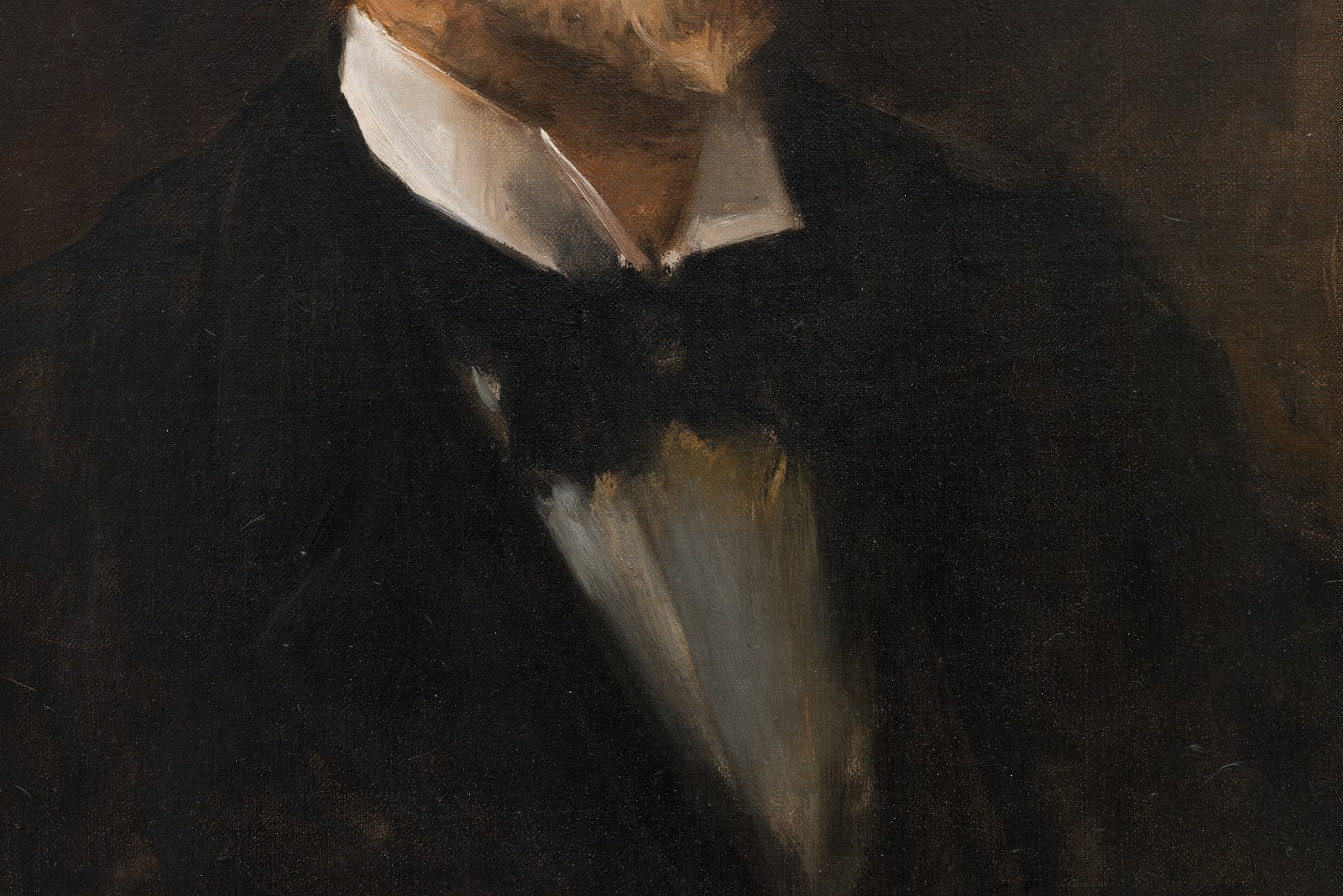 Portrait of the Artist Albert Beck Wenzell detail 2