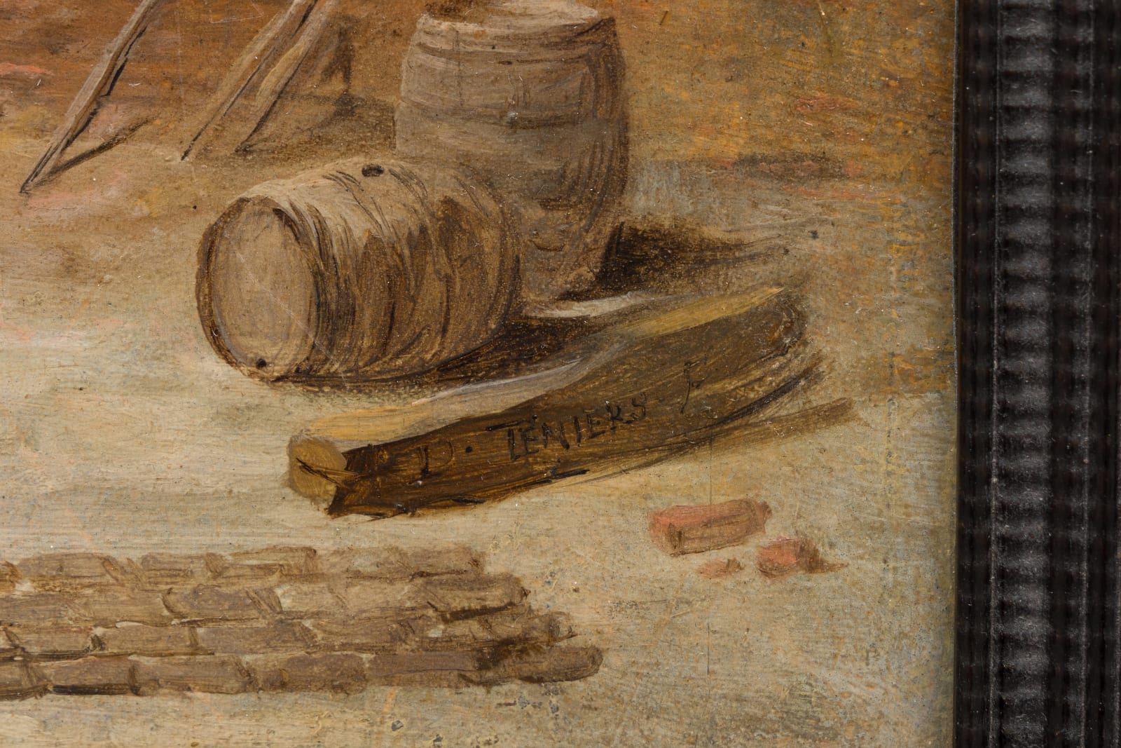 Craftsmen Before a House detail 2