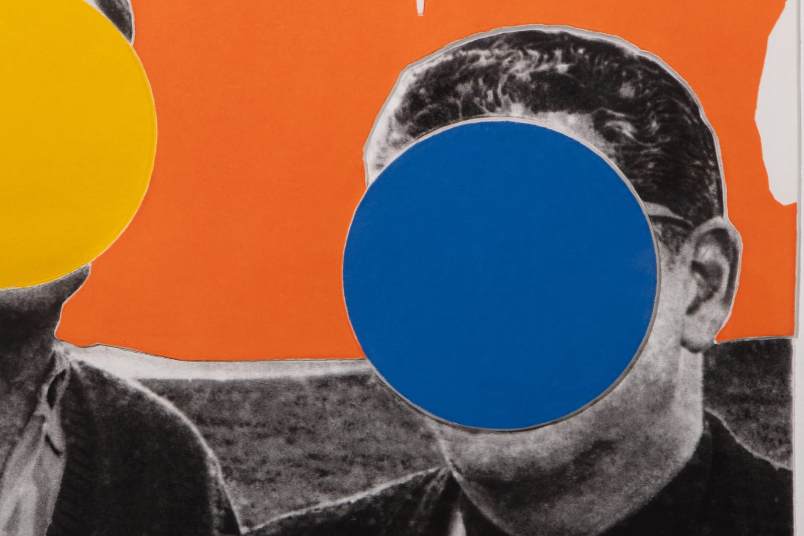 Stonehenge (With Two Persons) Orange detail 2