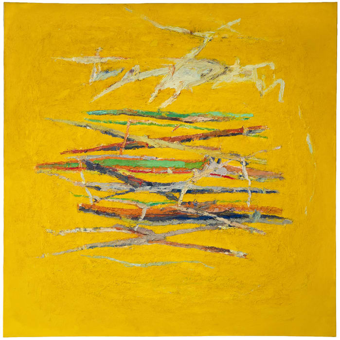 Ocean Park, 1960-61, oil on canvas by Robert Irwin