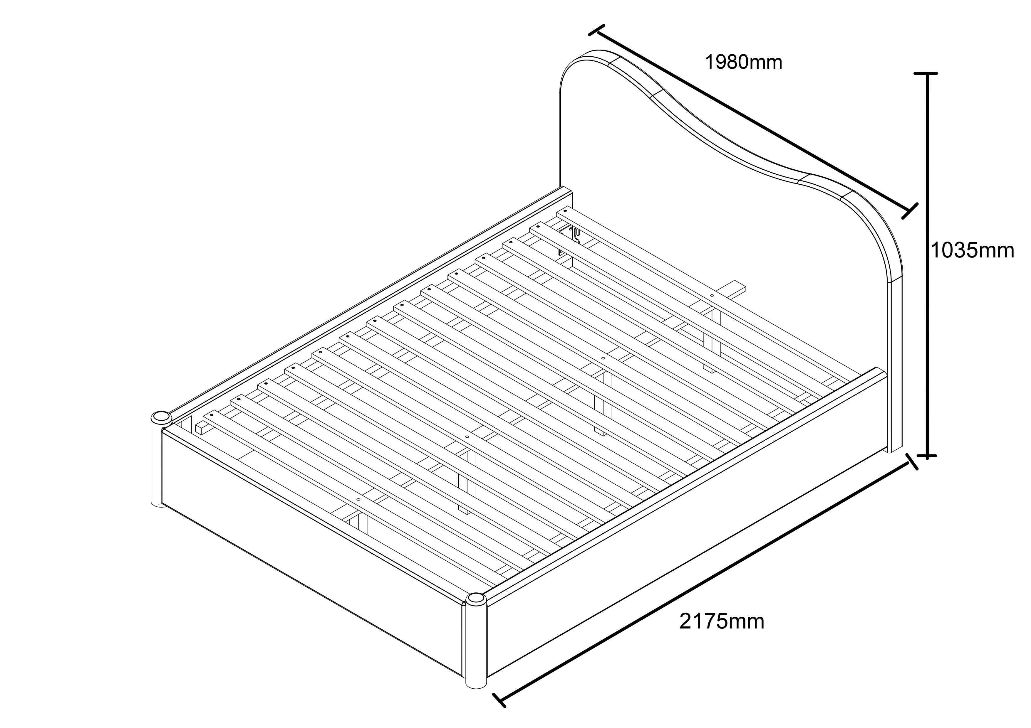 Cove King Bed Dimensions
