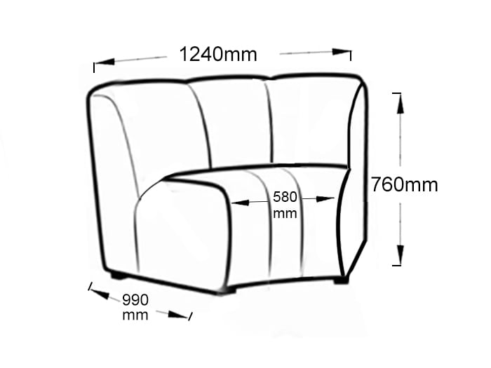 Cloud-9 Corner Dimensions