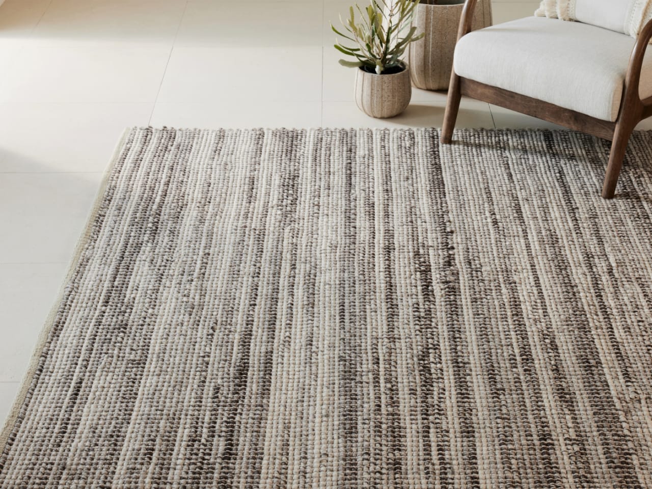 Hayden Woven Area Rug | Stone | 2m x 3m