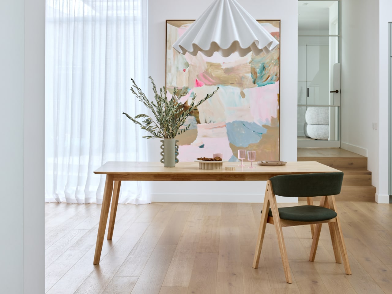 Franki Hardwood Dining Table | Natural | 2000mm