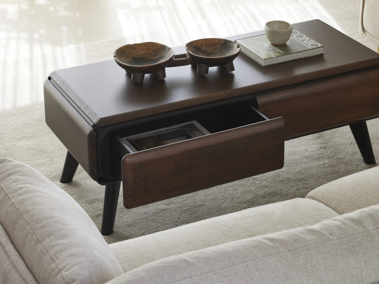 Casa Hardwood Coffee Table | Arabica Walnut