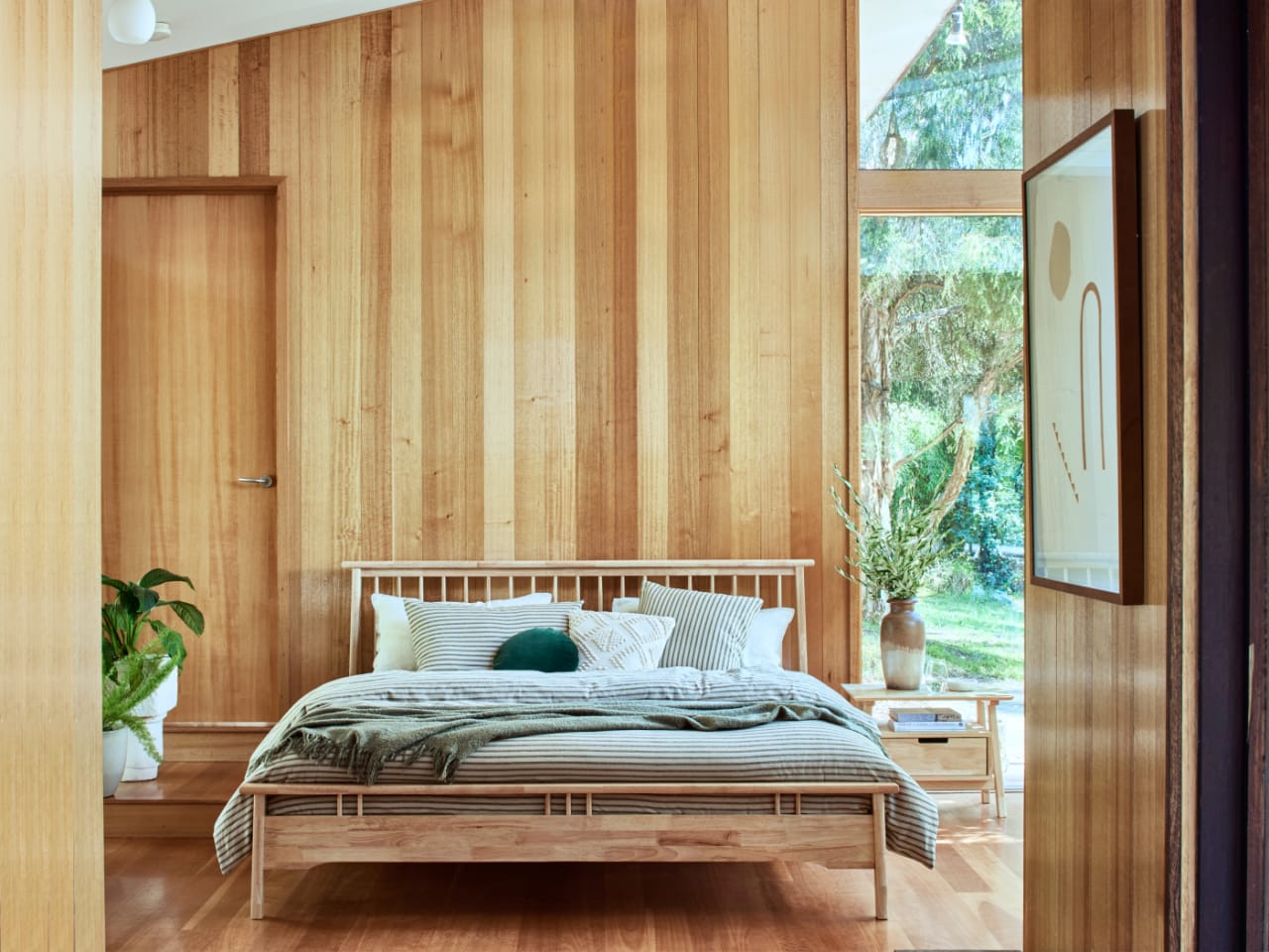 Rome 3PCE King Size Bedroom Suite | Natural